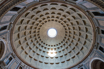 Beautiful dome in Rome, Italy