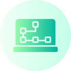 planning gradient icon