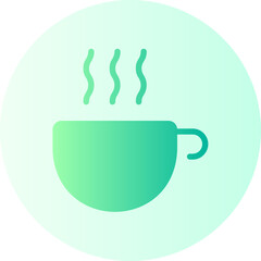 coffee gradient icon