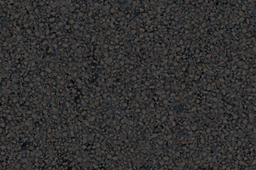 Dark grey textured asfalt seamless texture top view. Black abstract tarmac pattern. Vector illustration of road coat material. Grunge granular closeup surface. Bitumen grain highway backdrop