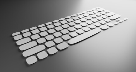 keyboard with background