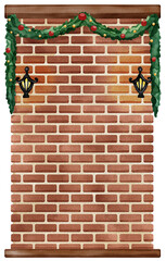 Children enjoy winter watercolor icon png