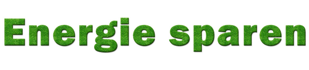 Text aus Gras-struktur  