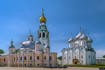Fototapeta na wymiar View of Vologda Kremlin, Russia