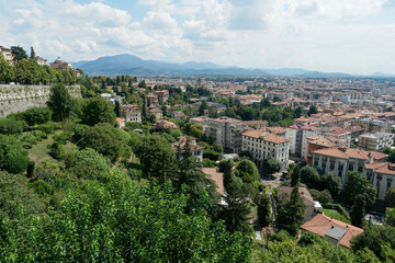 Fototapeta na wymiar Vista di Bergamo
