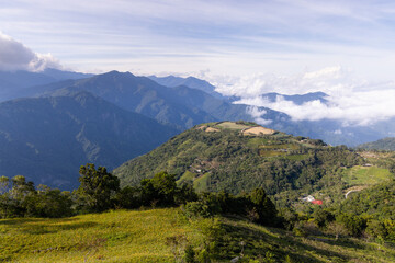 Aerial view of Taimaili mountain in Taitung of Taiwan