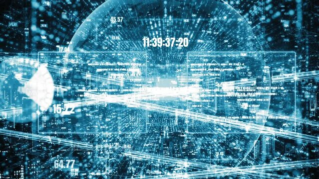 Software development, application programming code and tacit computer coding . Concept of smart digital transformation and technology disruption that changes global trends in new information era .