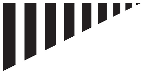 black pattern. PNG with transparent background.