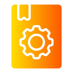 literature gradient icon
