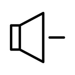 minus line icon illustration vector graphic