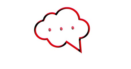 simple element of a pop-up message, email, or text message