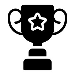 trophy glyph icon