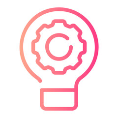 idea gradient icon