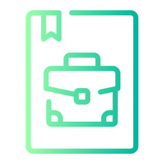 literature gradient icon