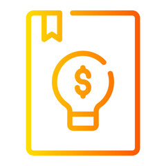 literature gradient icon