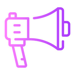 megaphone gradient icon