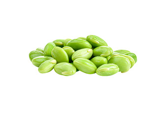  boiled green soy beans  isolated on  transparent png