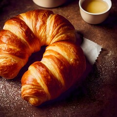 French croissants.