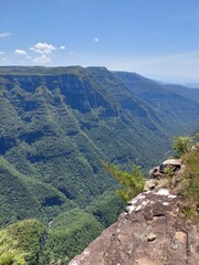 Naklejka premium view of the canyon of the river
