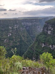 Fototapeta na wymiar view of the canyon of the river