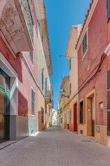 Fototapeta na wymiar Ciutadella city in Menorca, Spain.