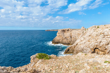 Fototapeta na wymiar Sa Falconera in Menorca Island, Spain.