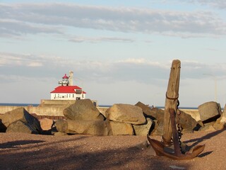 View of the Duluth South Breakwater Outer Light