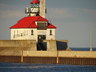 View of the Duluth South Breakwater Outer Light