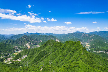 Fototapeta na wymiar Beijing Mentougou Jingxi Ancient Road scenic spot natural scenery