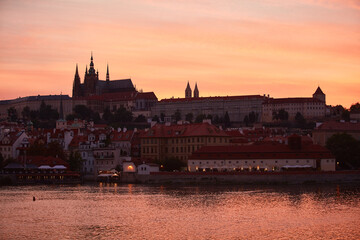 View of Prague, capital of Czech republic.