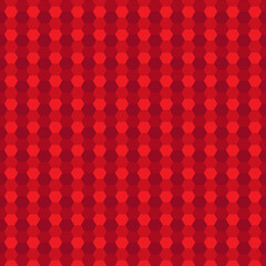 Colorful red repeat pattern with abstract minimalist geometric pattern and background.