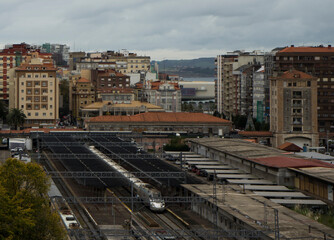 General view of Santander, Spain