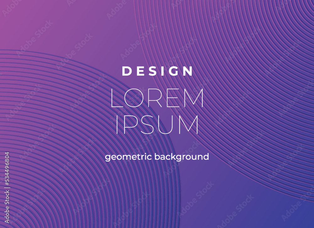 Poster abstract geometric composition forms modern background with decorative