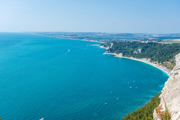 The Amazing "Due Sorelle Beach" (meaning Two Sisters ) in Conero Mount, Marche, Italy