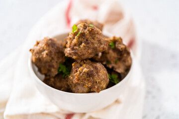 Oven Baked Meatballs