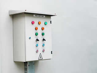 electrical panel that serves to control electric current