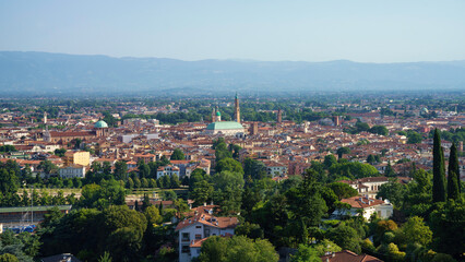 Naklejka na ściany i meble View of Vicenza from Monte Berico