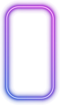 Bright Neon Rectangle