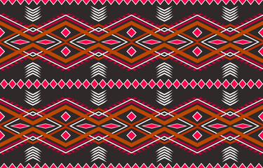 Abstract ethnic geometric pattern design background for wallpaper or other fabric pattern.