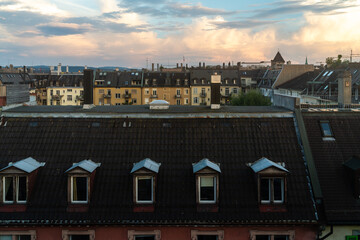 Auf den Dächern von Zürich Ausblick über die Stadt