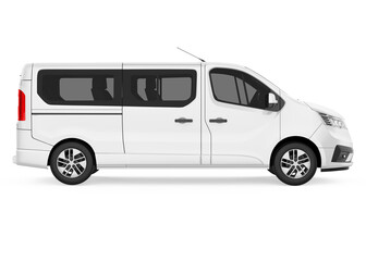 Delivery Van Isolated