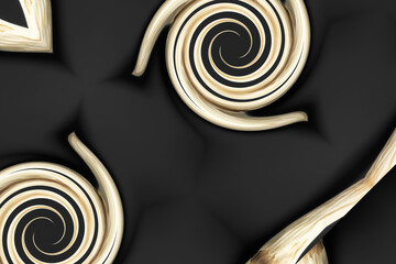 Light cream wallpaper with abstract shapes