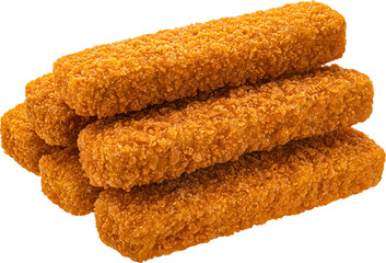 Fish fingers isolated