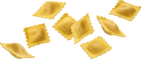Ravioli pasta isolated  - Powered by Adobe