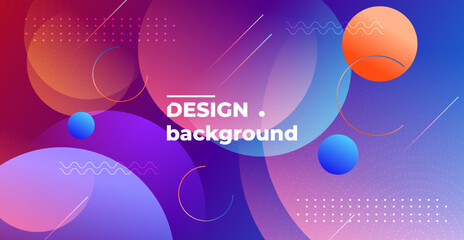 abstract creative colorful geometric background. trendy gradient shapes composition. Eps10 vector.