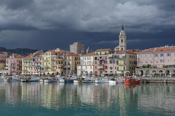 Imperia coastal city, Italian Riviera