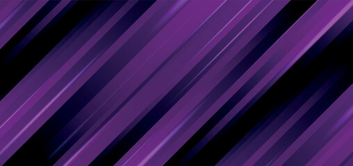 Purple abstract background with diagonal geometric shapes and light lines. Purple lines in futuristic banner. Nature concept. Banner for headers, websites, social networks