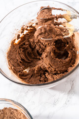 Chocolate Cookies with Chocolate Hearts
