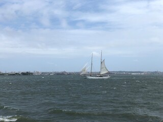 Fototapeta premium sailing in the sea