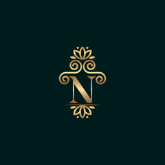 beauty spa letters logos N
